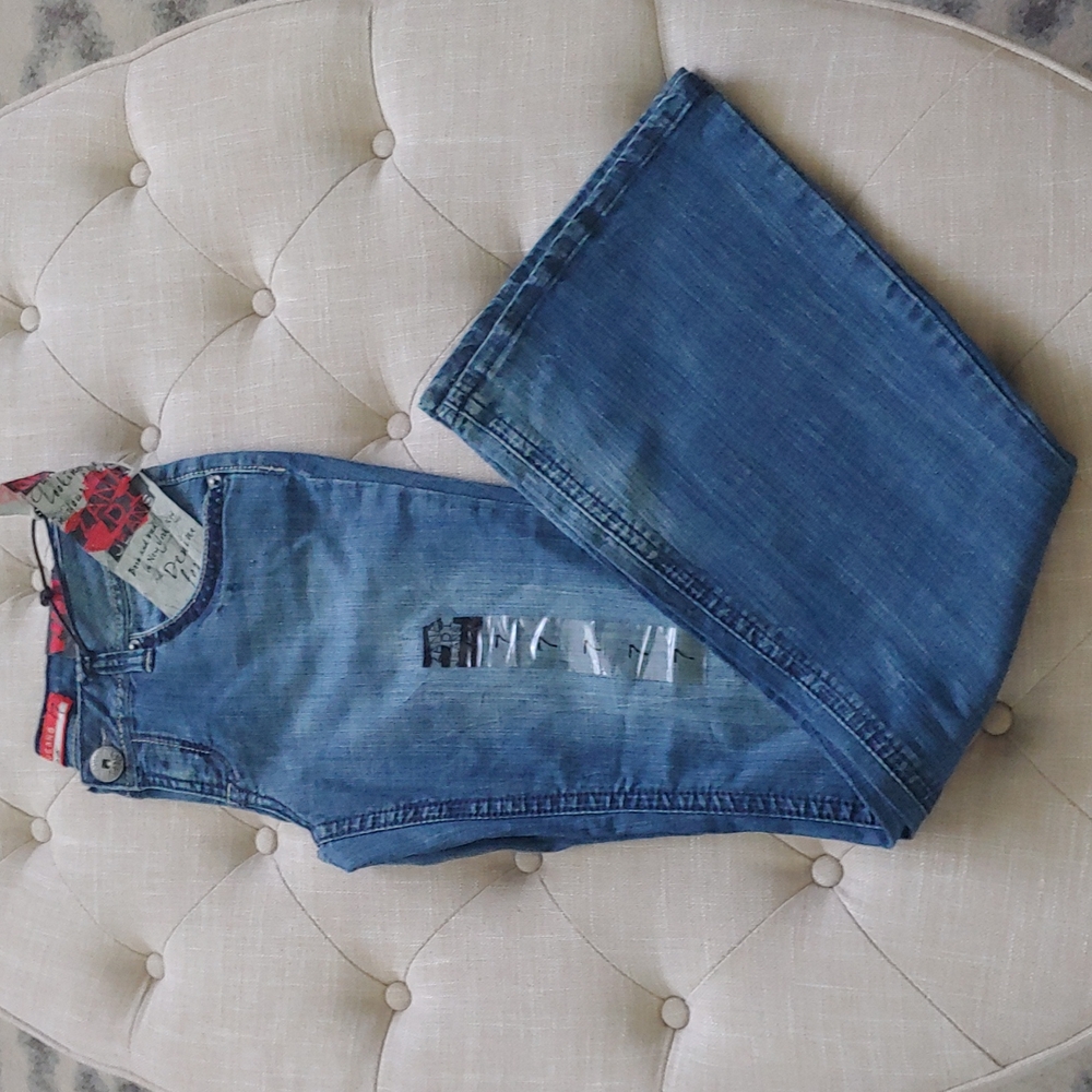 Zana Di Low Rise Flare Leg Jeans Size 7 Y2K